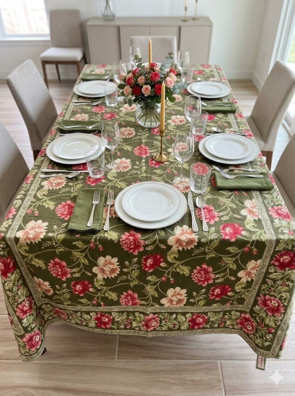 April Cornell Banquet Tablecloth